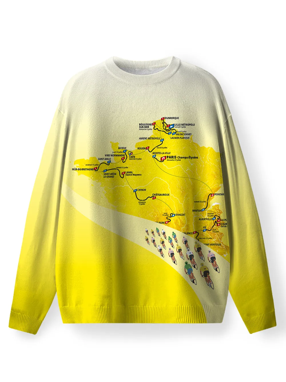 Orionride Race Route Men's Sweaters sold by Orionride product image thumbnail 2