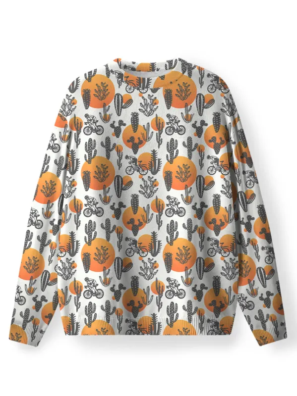 Orionride Cactus Ride Men's Sweaters sold by Orionride