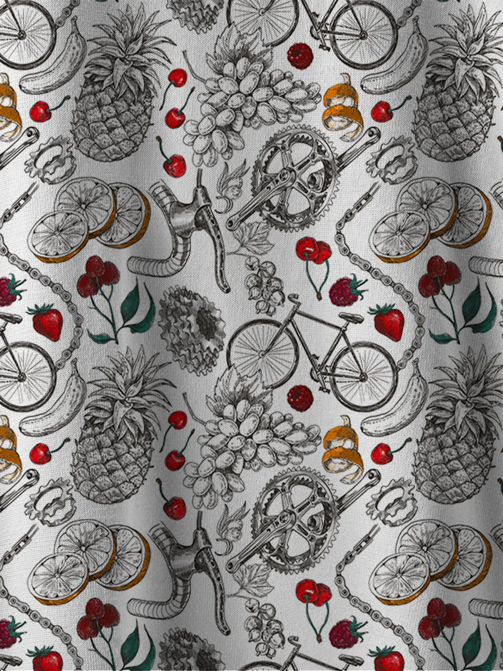 Orionride Fruit Sketch Men's Sweaters sold by Orionride product image thumbnail 3