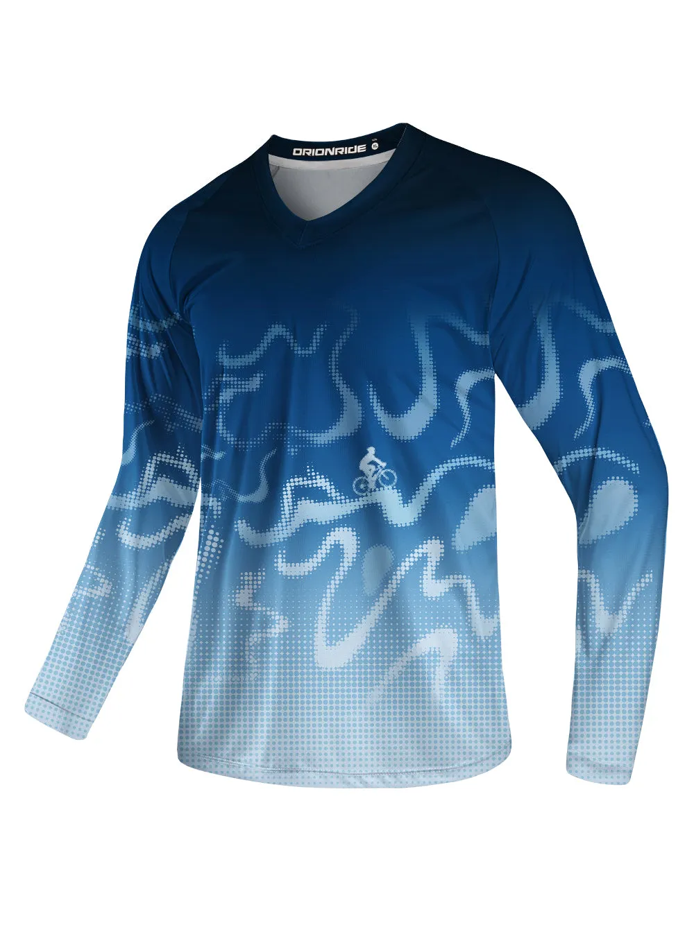 Orionride Virtual Contours Long Sleeve Downhill Jersey sold by Orionride