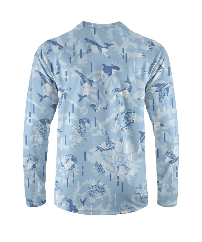 Orionride Lively Underwater World Long Sleeve Downhill Jersey sold by Orionride product image thumbnail 3