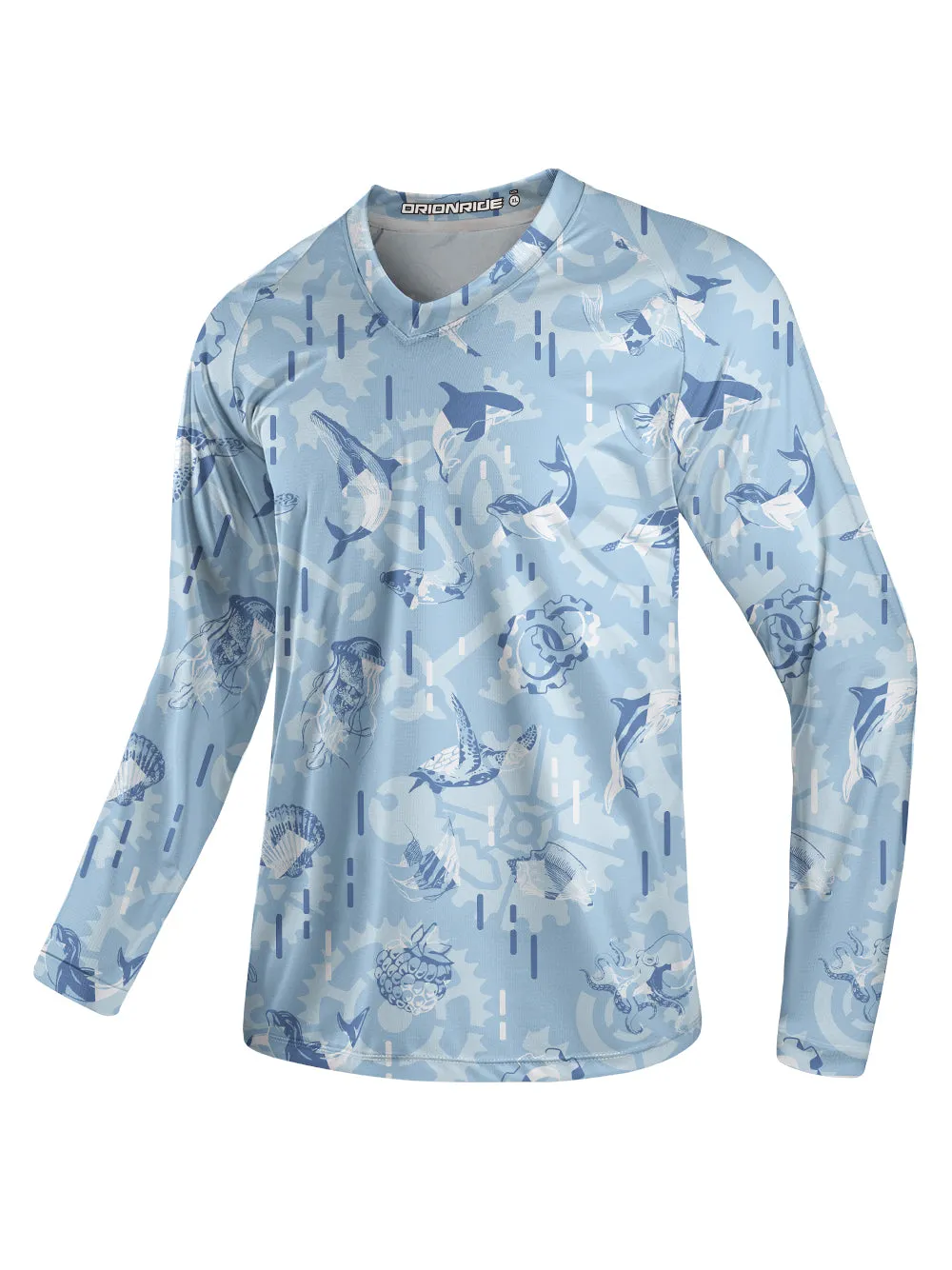 Orionride Lively Underwater World Long Sleeve Downhill Jersey sold by Orionride