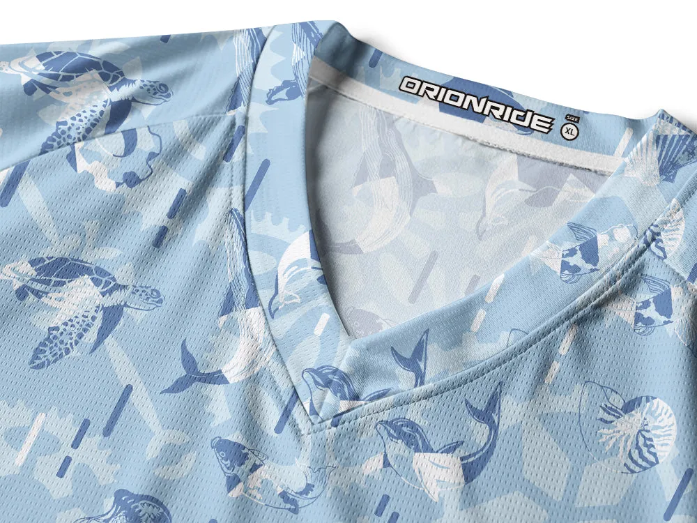 Orionride Lively Underwater World Long Sleeve Downhill Jersey sold by Orionride product image thumbnail 4