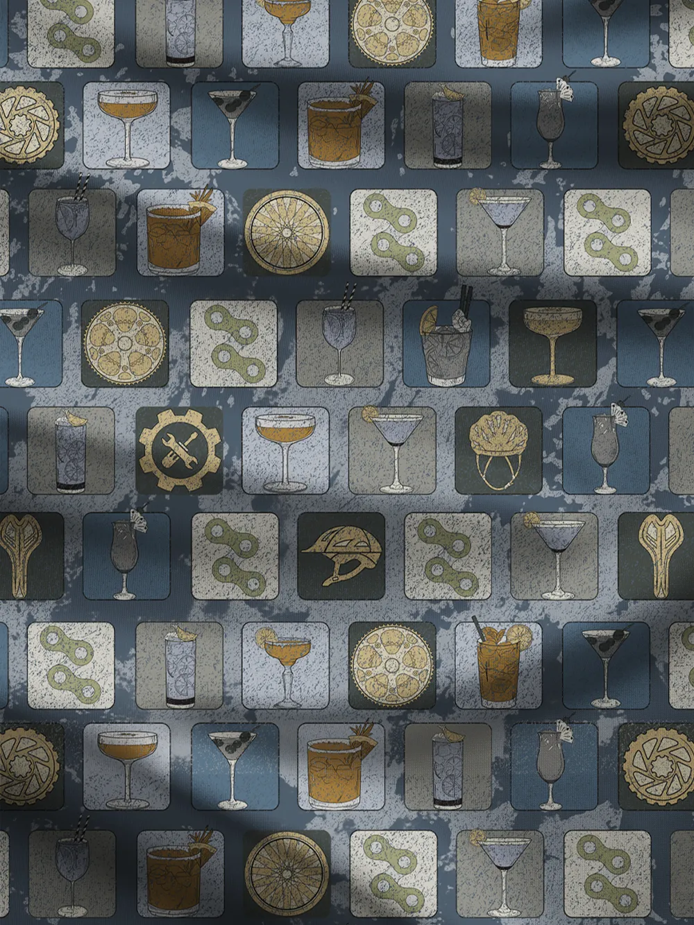 Orionride Mellow Cocktails Crew Neck Pullover Sweatshirt sold by Orionride product image thumbnail 4