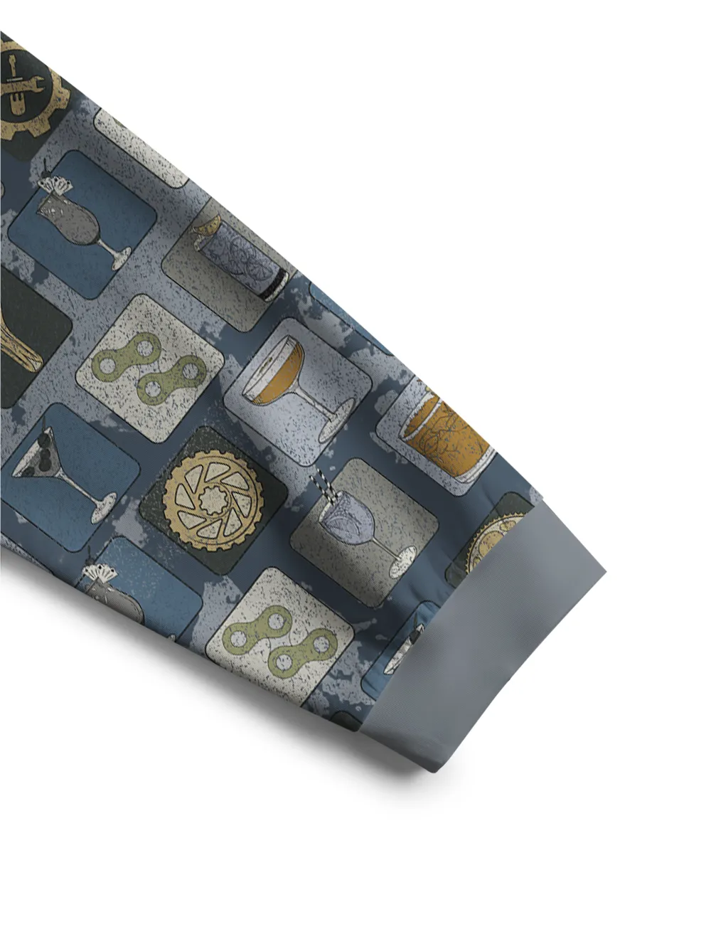 Orionride Mellow Cocktails Crew Neck Pullover Sweatshirt sold by Orionride product image thumbnail 3