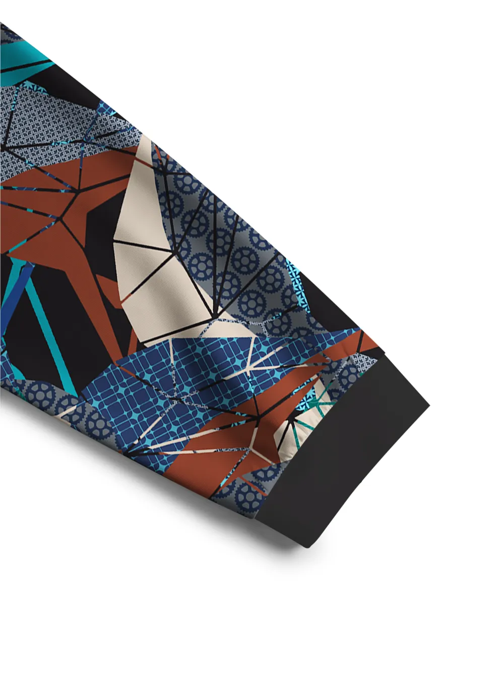 Orionride Geometric Flamingo Crew Neck Pullover Sweatshirt sold by Orionride product image thumbnail 3