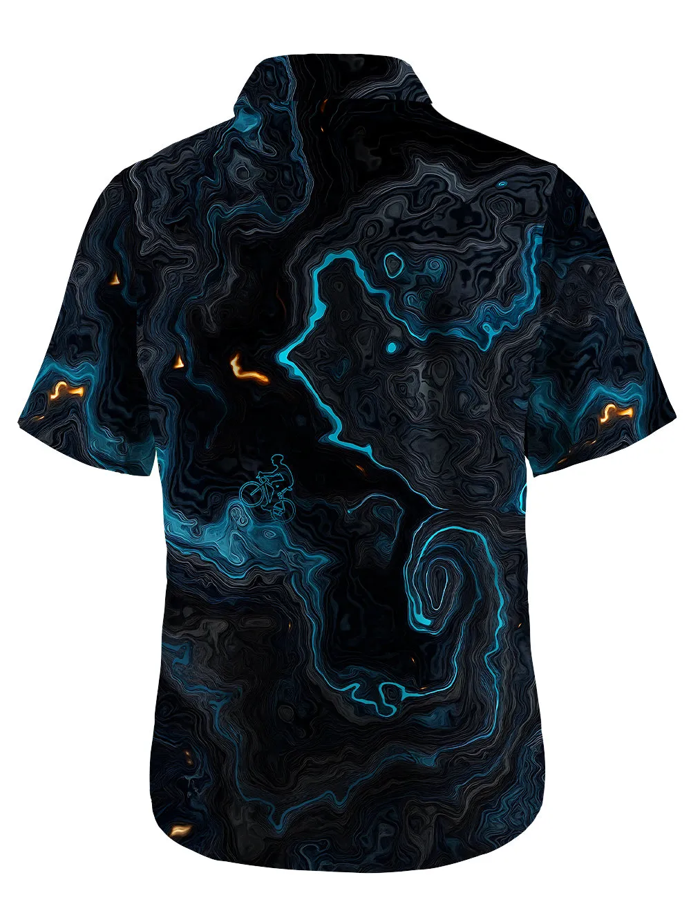 Orionride Luminous Terrain Map Zipper Pockets Ultra Lightweight Short Sleeves Gravel Shirt sold by Orionride product image thumbnail 4
