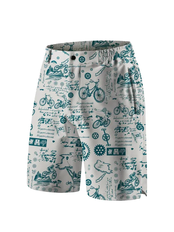 Orionride Cycling Diary Cycling Short With 2 Zipper Pockets sold by Orionride