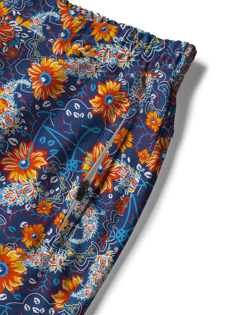 Orionride Sunset Garden Cycling Short With 2 Zipper Pockets sold by Orionride product image thumbnail 5