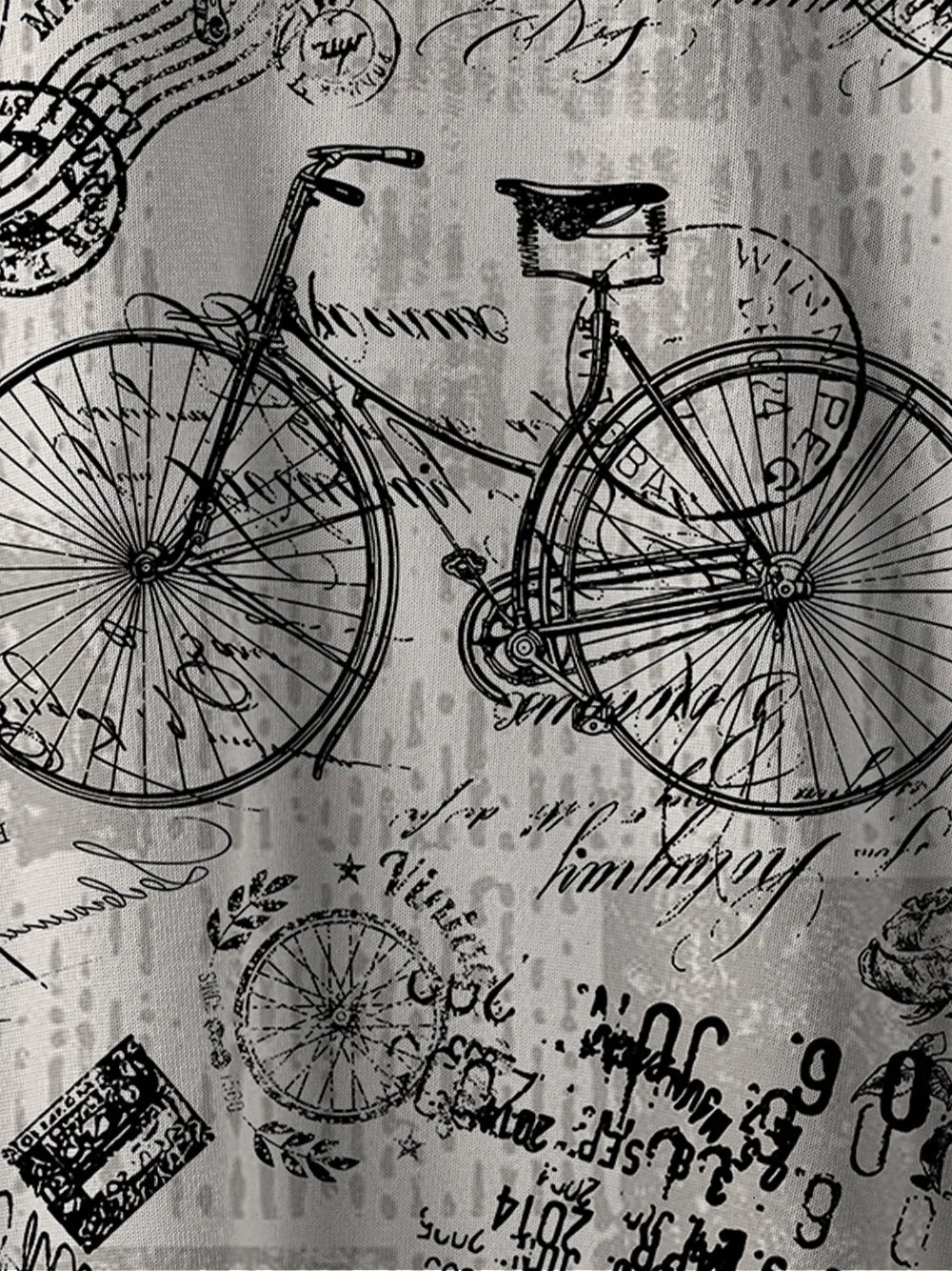 Orionride Nostalgic Bicycle Men's Sweaters sold by Orionride product image thumbnail 3