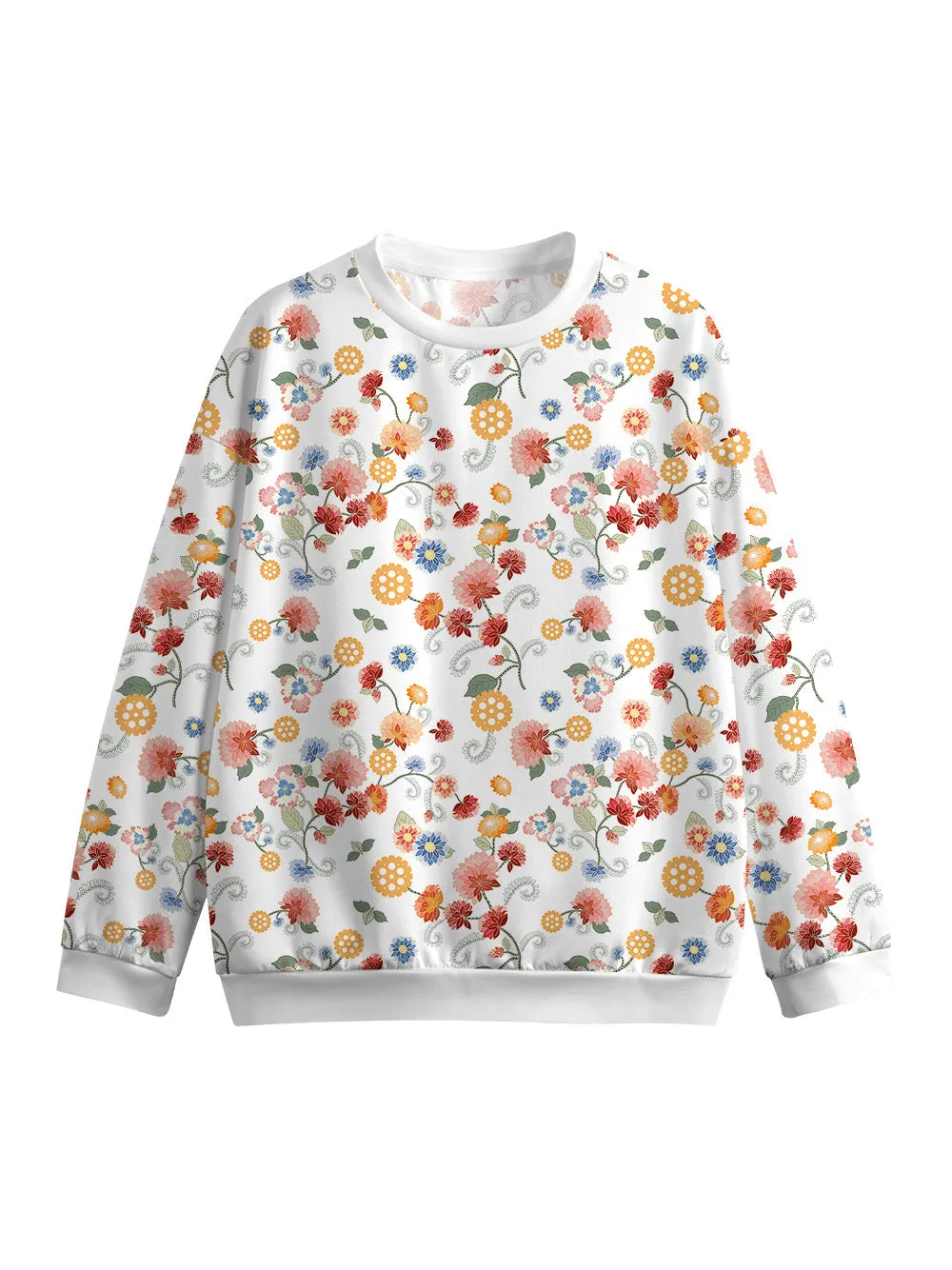 Orionride Color Gear Flower Women's Crew Neck Pullover Sweatshirt sold by Orionride