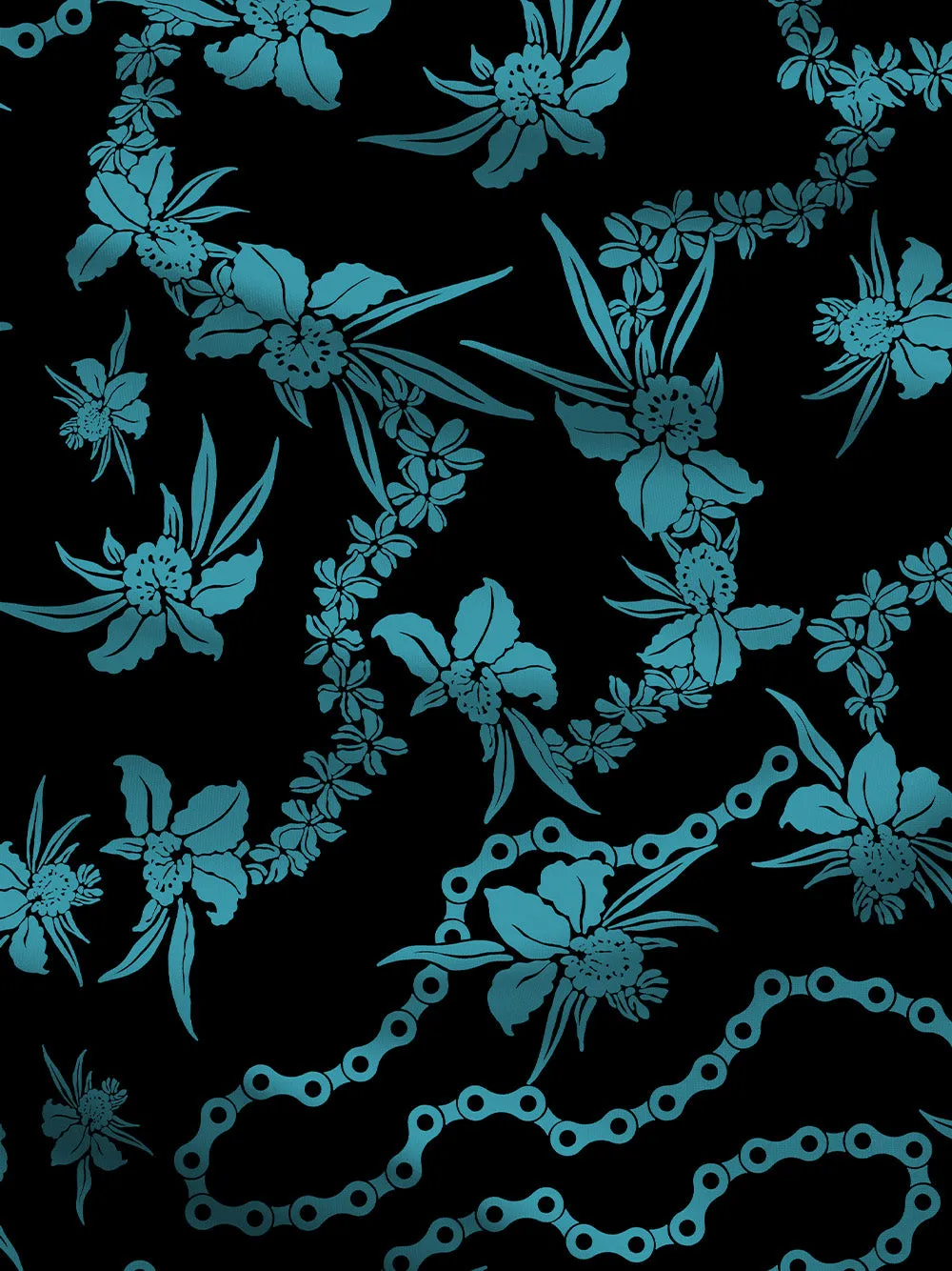 Orionride Chain Printing Crew Neck Pullover Sweatshirt sold by Orionride product image thumbnail 4