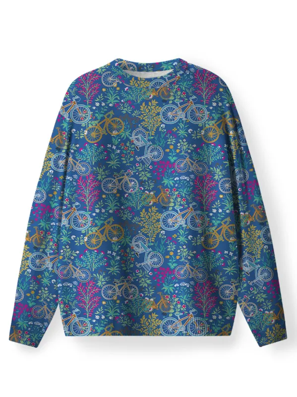 Orionride Bike Bloom Men's Sweaters sold by Orionride