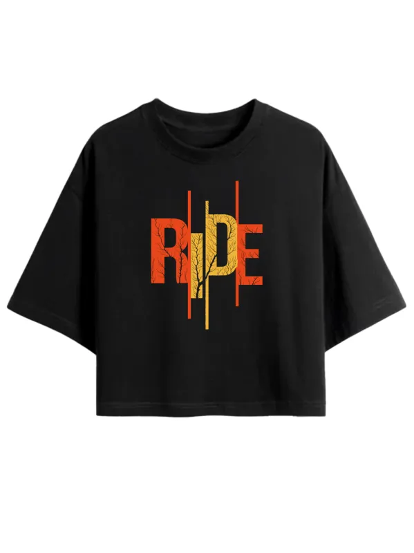 Orionride Leisure Cycling Women's Oversize Cycling Crop Tops sold by Orionride