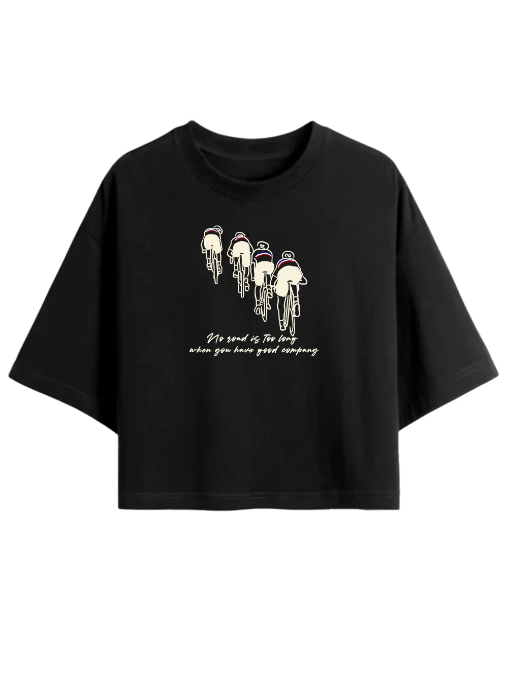 Orionride Echelons Women's Oversize Cycling Crop Tops sold by Orionride product image thumbnail 2