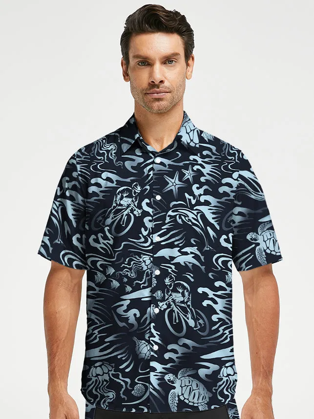 Orionride Ocean Legend Zipper Pockets Ultra Lightweight Short Sleeves Gravel Shirt sold by Orionride product image thumbnail 2