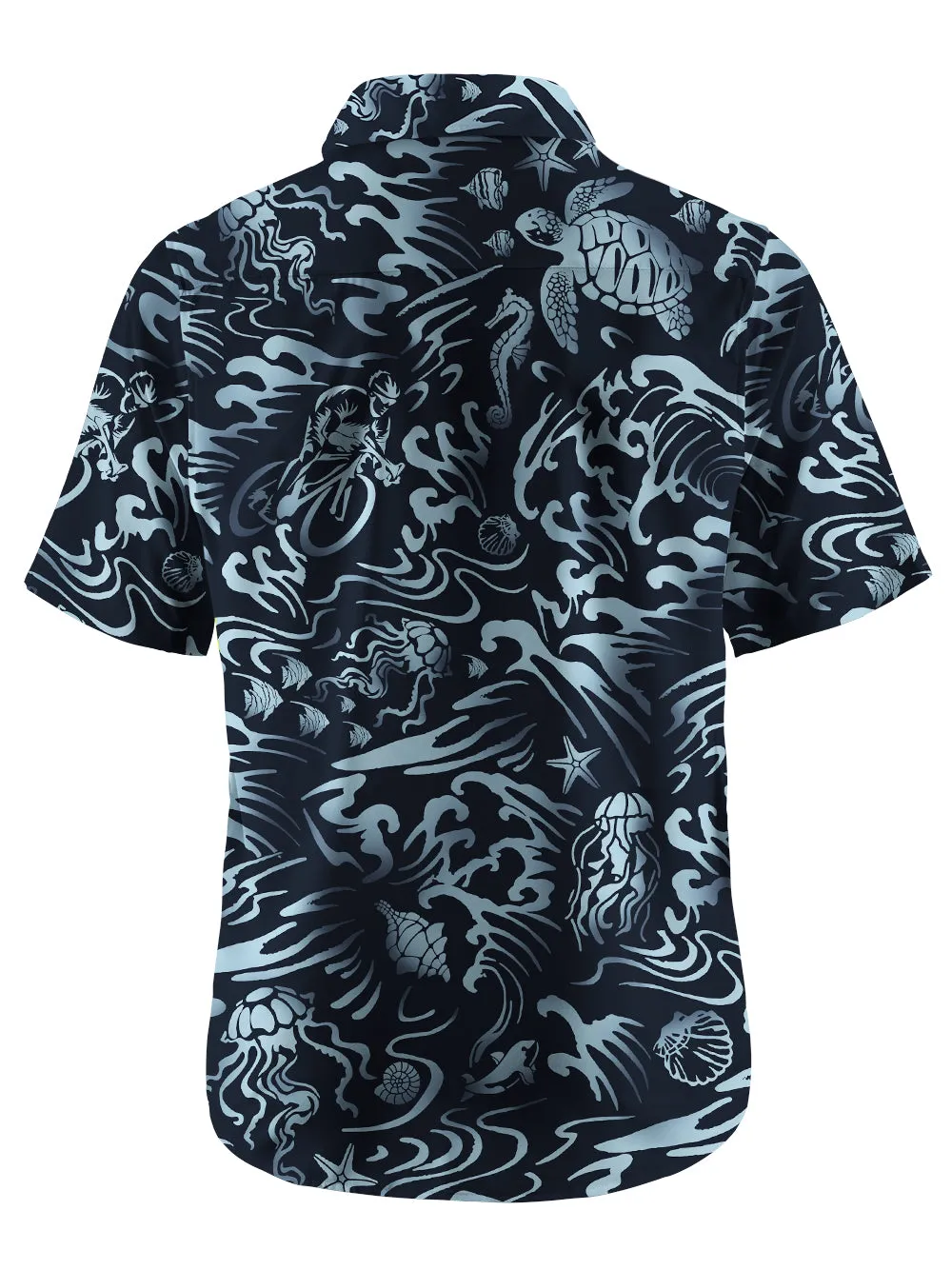 Orionride Ocean Legend Zipper Pockets Ultra Lightweight Short Sleeves Gravel Shirt sold by Orionride product image thumbnail 5