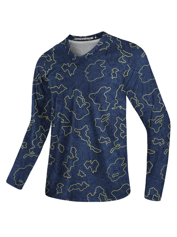 Orionride Contour Tiling Long Sleeve Downhill Jersey sold by Orionride