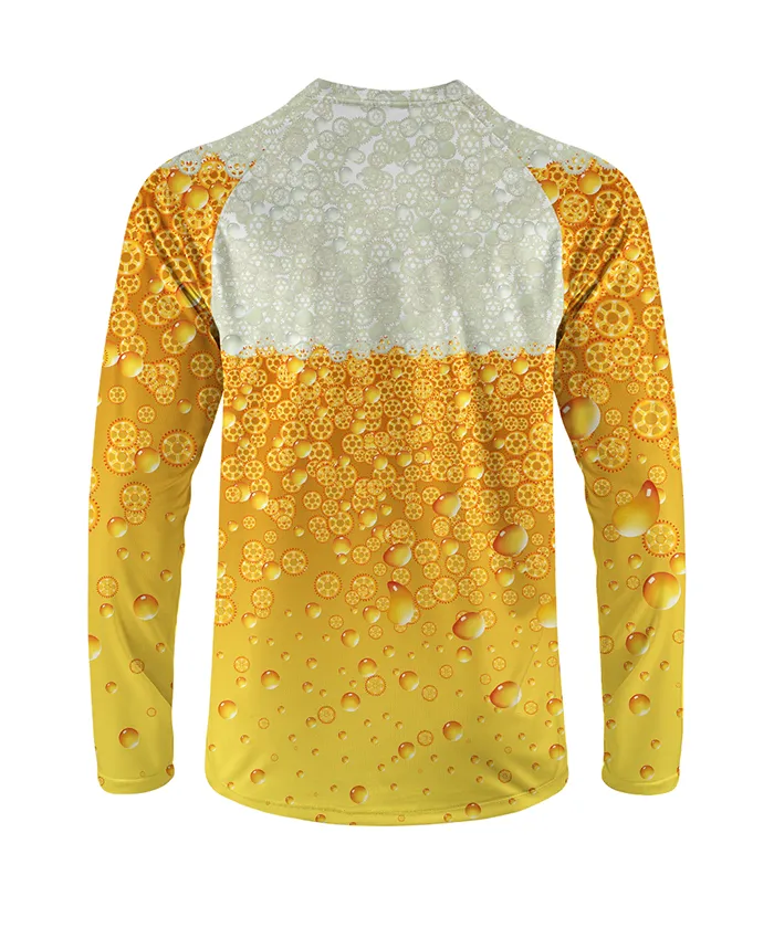 Orionride Beer Gear Bubbles Long Sleeve Downhill Jersey sold by Orionride product image thumbnail 3