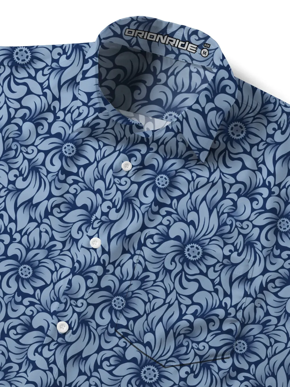 Orionride Swaying Flowers Zipper Pockets Ultra Lightweight Short Sleeves Gravel Shirt sold by Orionride product image thumbnail 5