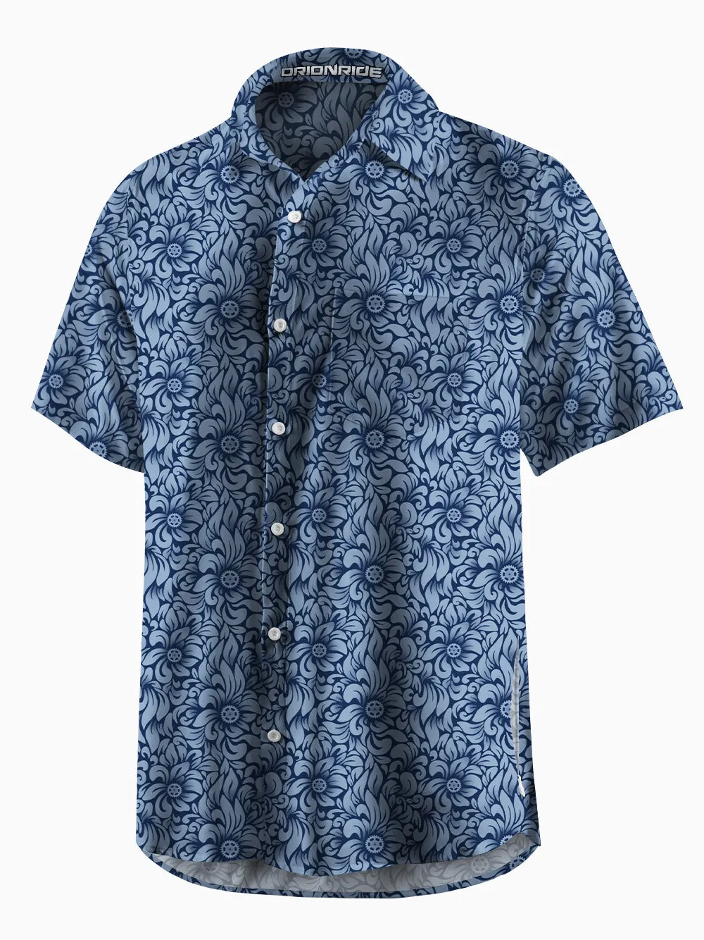 Orionride Swaying Flowers Zipper Pockets Ultra Lightweight Short Sleeves Gravel Shirt sold by Orionride product image thumbnail 3