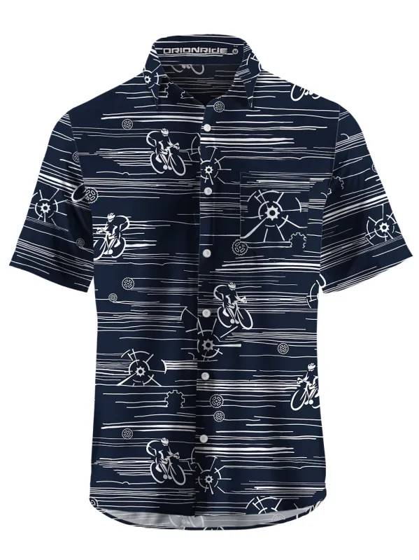 Orionride On The Expedition Zipper Pockets Ultra Lightweight Short Sleeves Gravel Shirt sold by Orionride