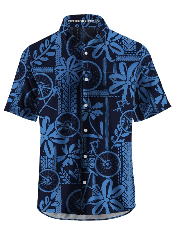 Orionride Wheel Marks Zipper Pockets Ultra Lightweight Short Sleeves Gravel Shirt sold by Orionride