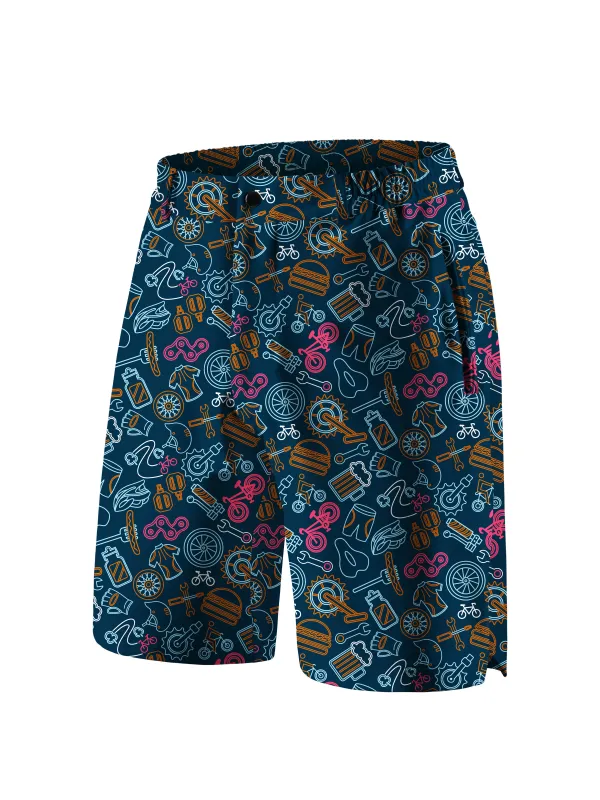 Orionride Weekend BBQ Cycling Short With 2 Zipper Pockets sold by Orionride