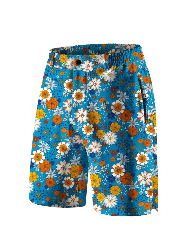 Orionride Fragrant Flowers Cycling Short With 2 Zipper Pockets sold by Orionride