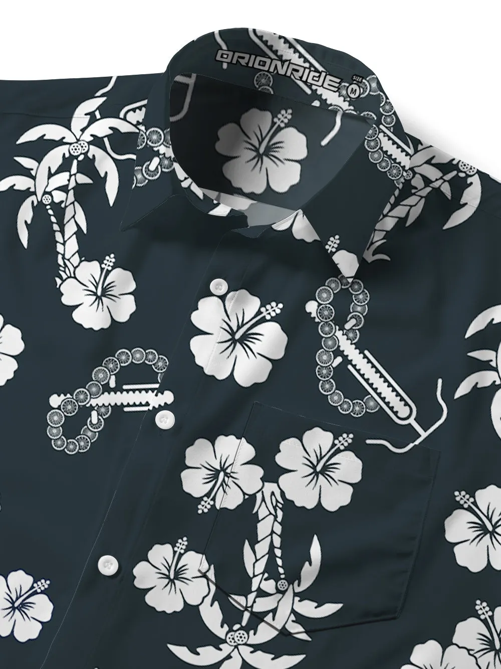 Orionride Wheel Garlands Zipper Pockets Ultra Lightweight Short Sleeves Gravel Shirt sold by Orionride product image thumbnail 5