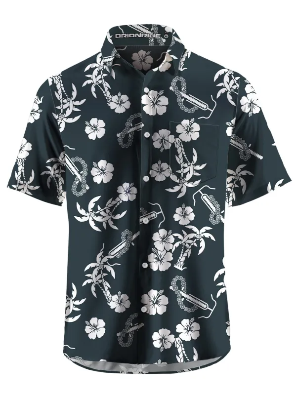 Orionride Wheel Garlands Zipper Pockets Ultra Lightweight Short Sleeves Gravel Shirt sold by Orionride