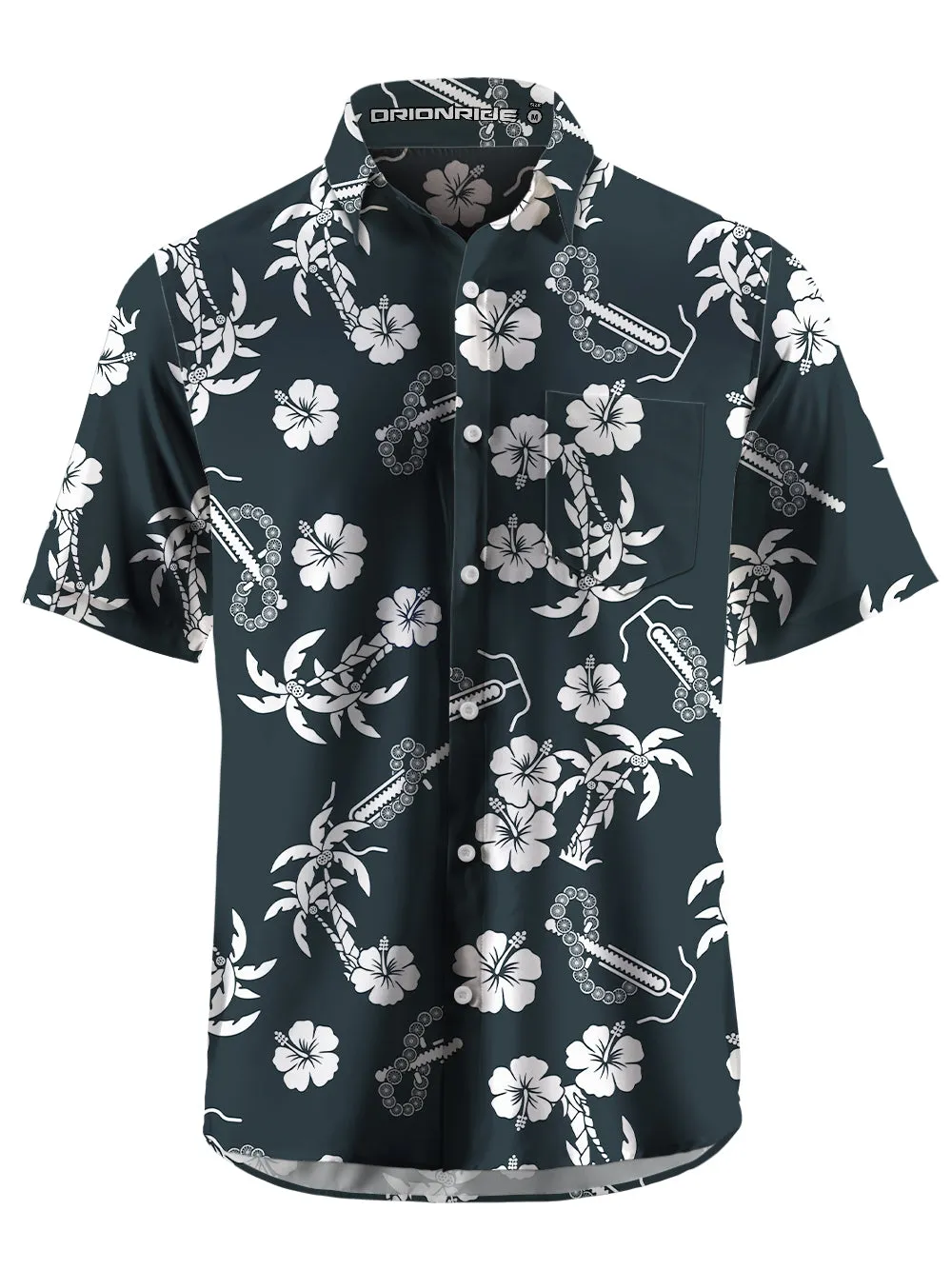 Orionride Wheel Garlands Zipper Pockets Ultra Lightweight Short Sleeves Gravel Shirt sold by Orionride