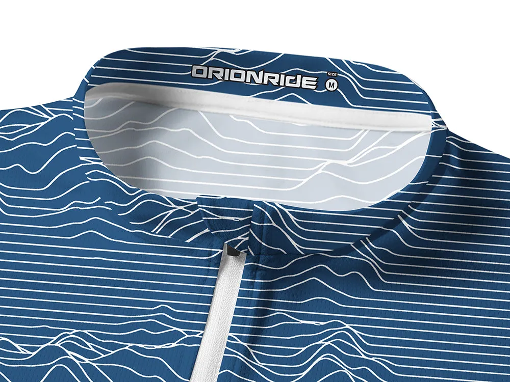 Orionride Cycling Travels Long Sleeve Half Zipper Mountain Bike Jersey sold by Orionride product image thumbnail 3