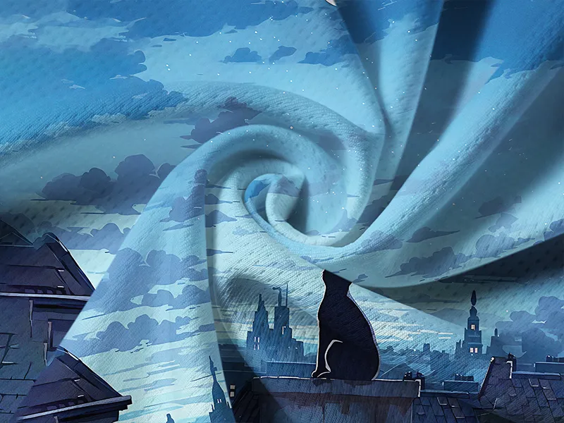 Orionride Black Cat Long Sleeve Half Zipper Mountain Bike Jersey sold by Orionride product image thumbnail 5