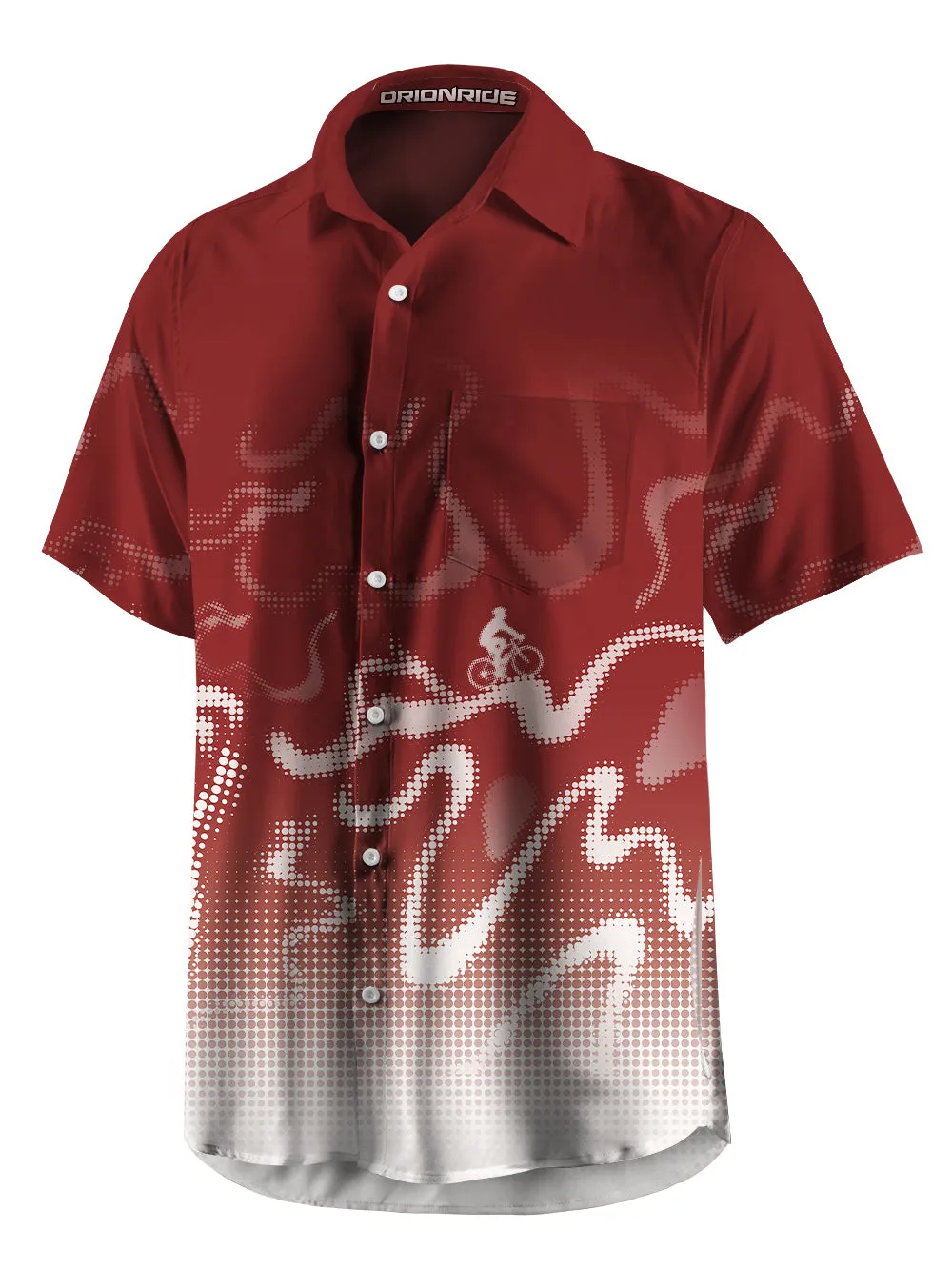 Orionride Virtual Contours Zipper Pockets Ultra Lightweight Short Sleeves Gravel Shirt sold by Orionride product image thumbnail 5