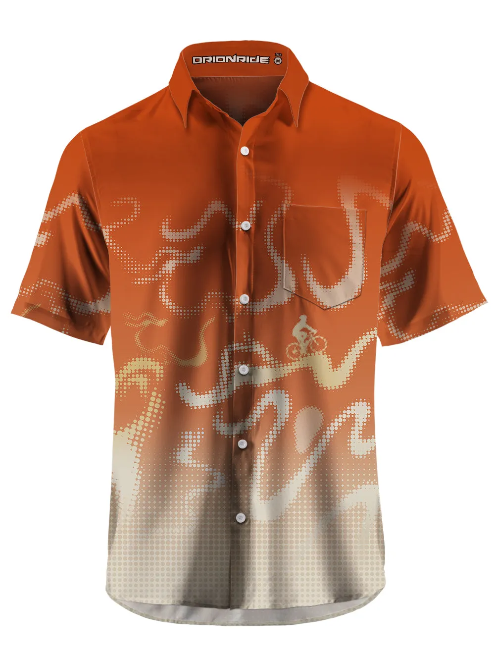 Orionride Virtual Contours Zipper Pockets Ultra Lightweight Short Sleeves Gravel Shirt sold by Orionride product image thumbnail 4