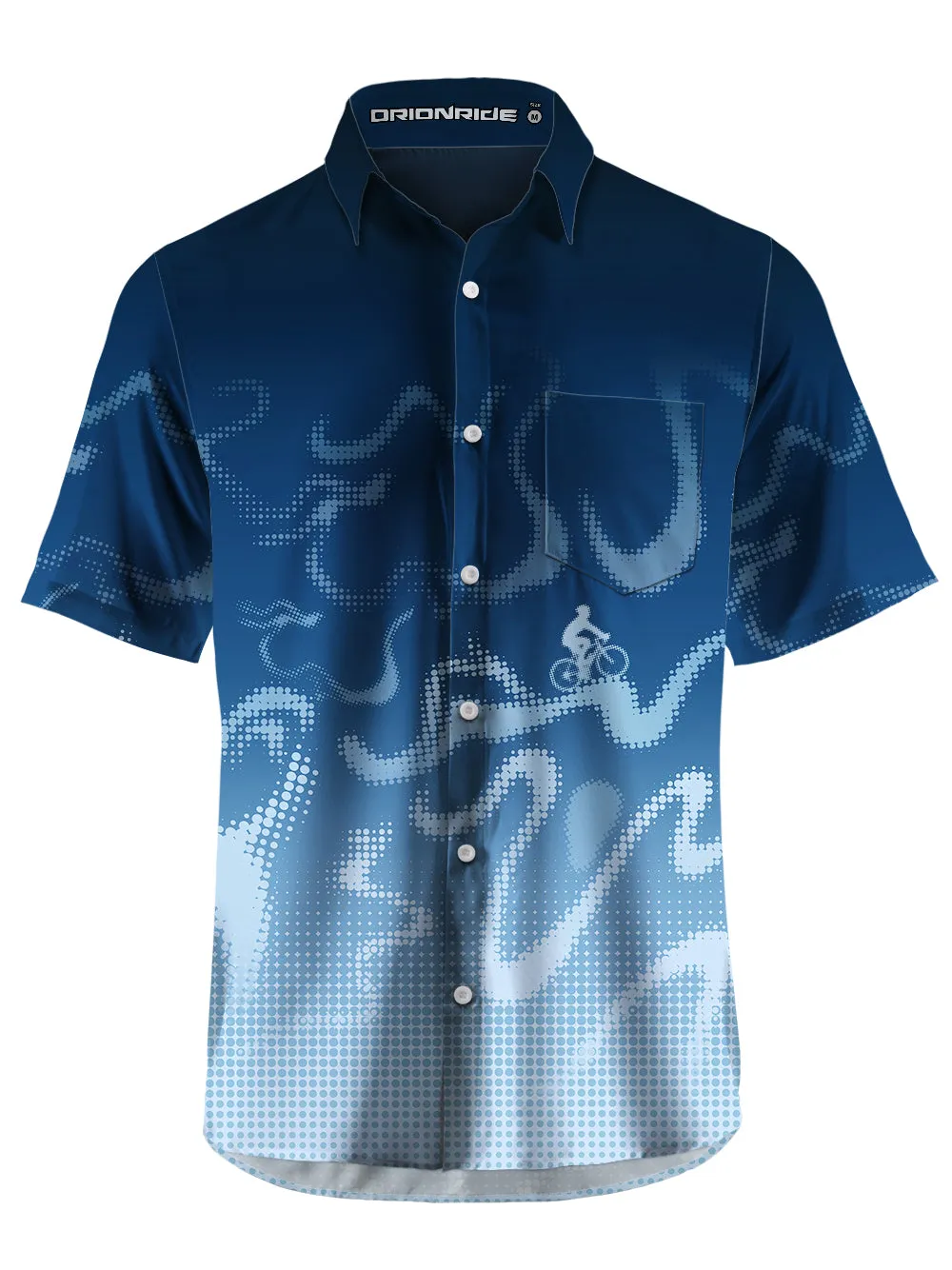 Orionride Virtual Contours Zipper Pockets Ultra Lightweight Short Sleeves Gravel Shirt sold by Orionride product image thumbnail 3