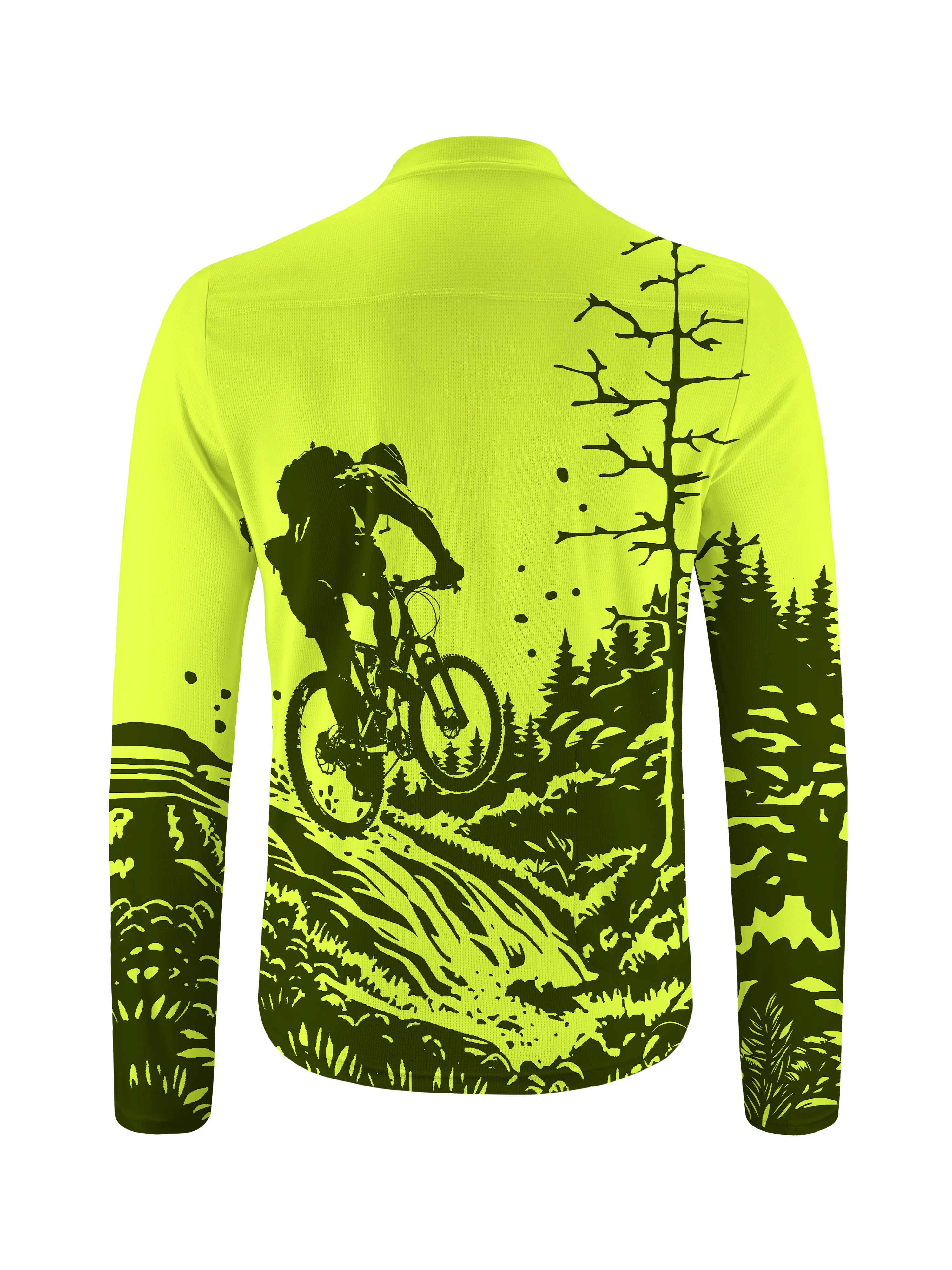 Orionride Wilderness Adventure Long Sleeve Half Zipper Mountain Bike Jersey sold by Orionride product image thumbnail 2