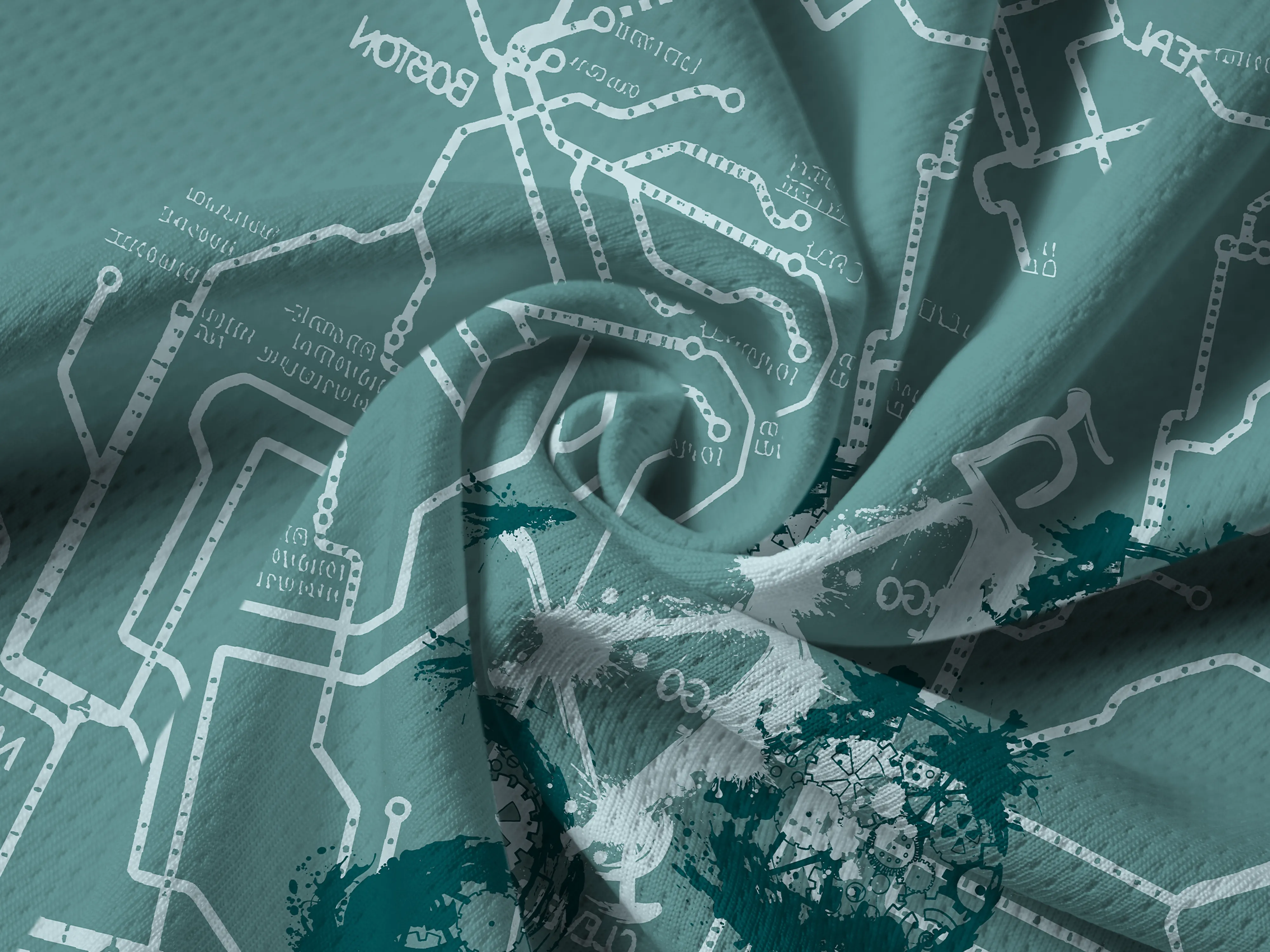 Orionride Green Trail Long Sleeve Half Zipper Mountain Bike Jersey sold by Orionride product image thumbnail 5