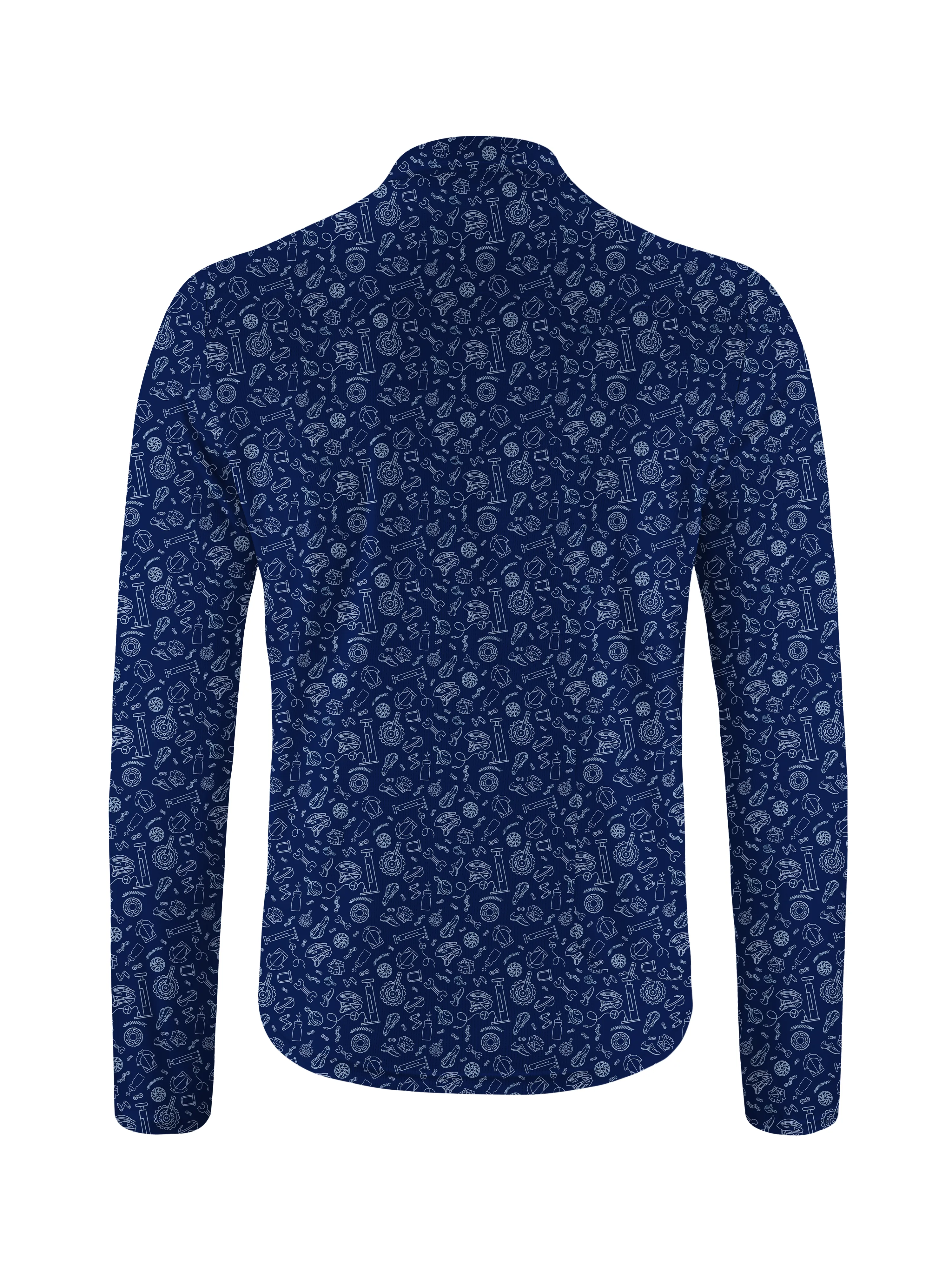 Orionride Cycling Parts Long Sleeve Half Zipper Mountain Bike Jersey sold by Orionride product image thumbnail 2