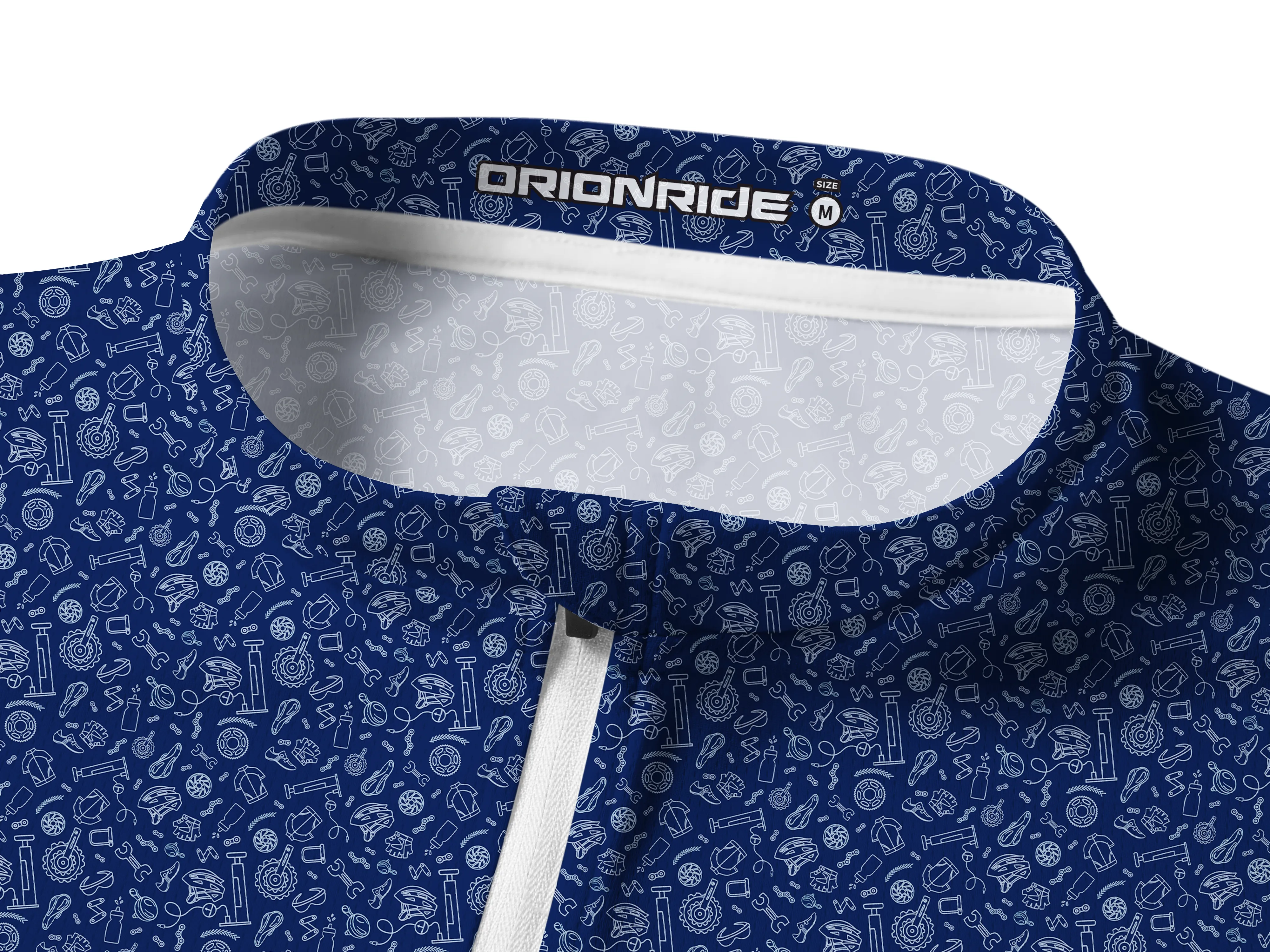 Orionride Cycling Parts Long Sleeve Half Zipper Mountain Bike Jersey sold by Orionride product image thumbnail 3