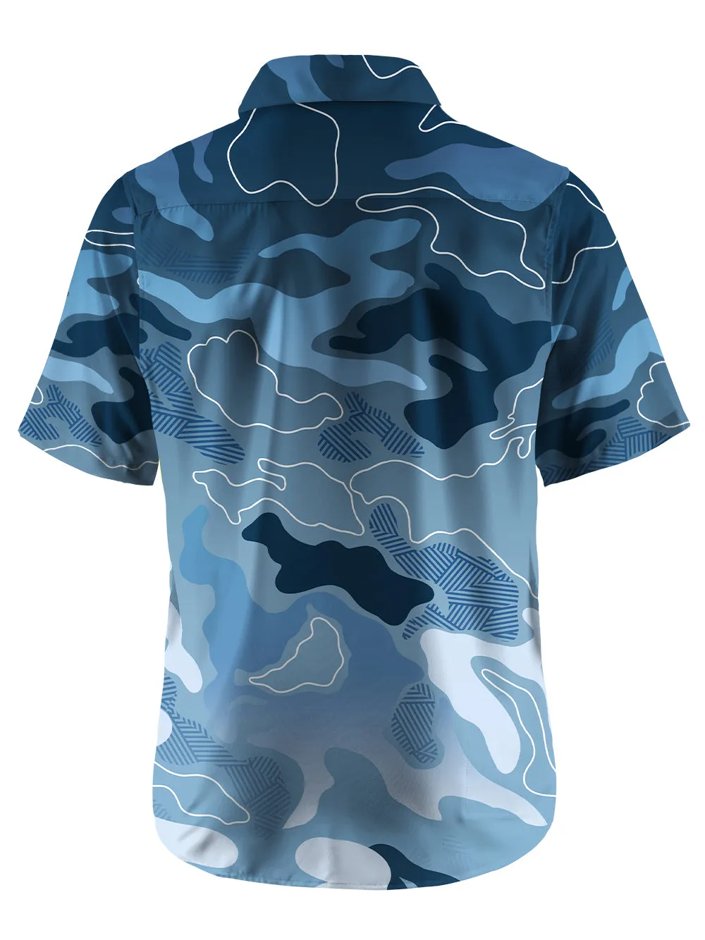 Orionride Gradient Ripple Zipper Pockets Ultra Lightweight Short Sleeves Gravel Shirt sold by Orionride product image thumbnail 4