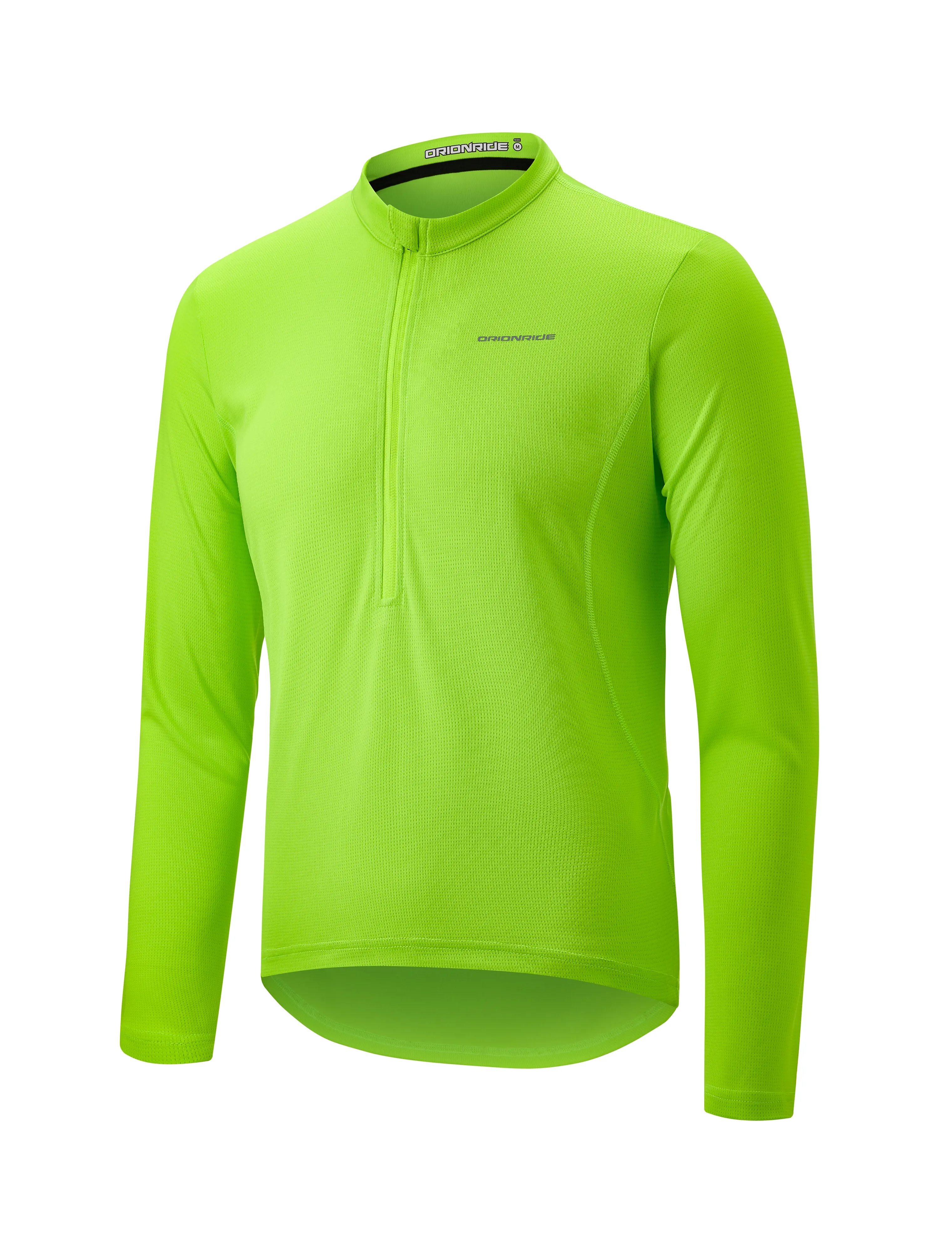 Orionride Brand Long Sleeve Half Zipper Mountain Bike Jersey Green sold by Orionride