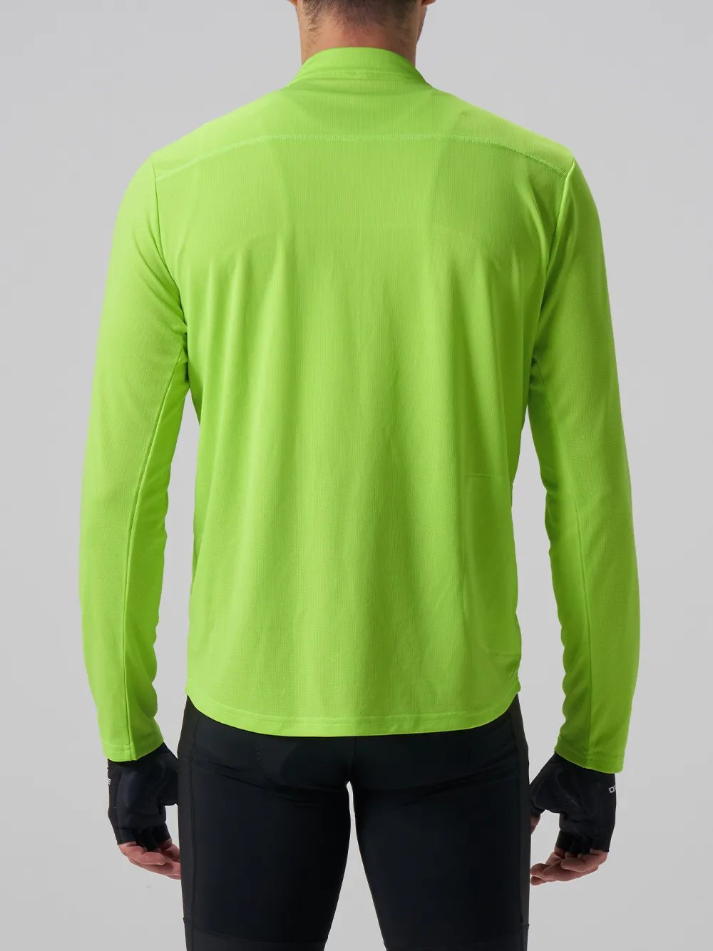 Orionride Brand Long Sleeve Half Zipper Mountain Bike Jersey Green sold by Orionride product image thumbnail 4