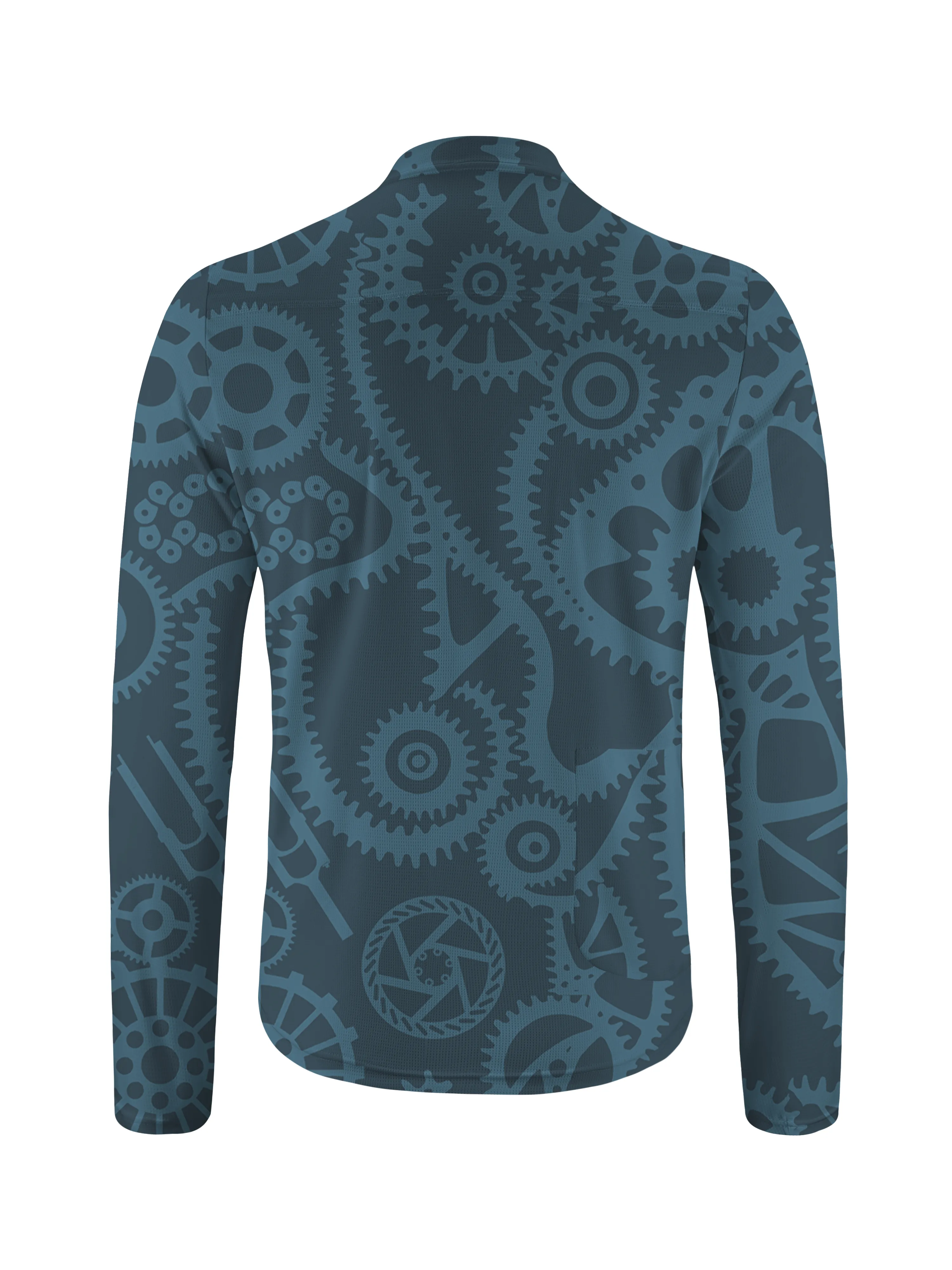 Orionride Gear Diversification Long Sleeve Half Zipper Mountain Bike Jersey sold by Orionride product image thumbnail 2