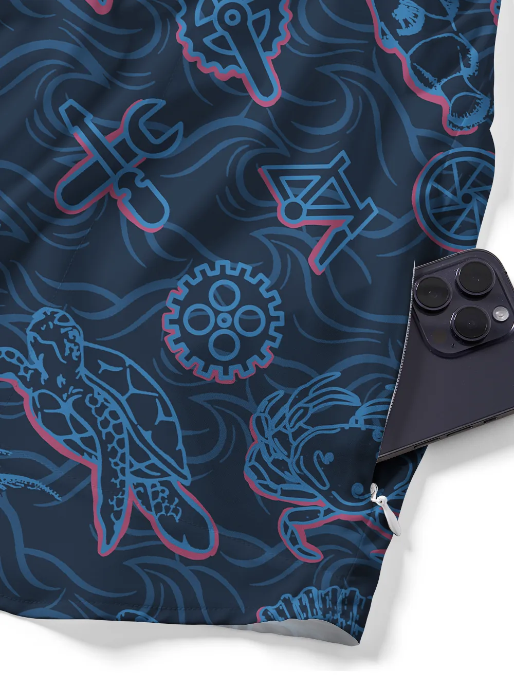 Orionride Ocean Journey Zipper Pockets Ultra Lightweight Short Sleeves Gravel Shirt sold by Orionride product image thumbnail 5