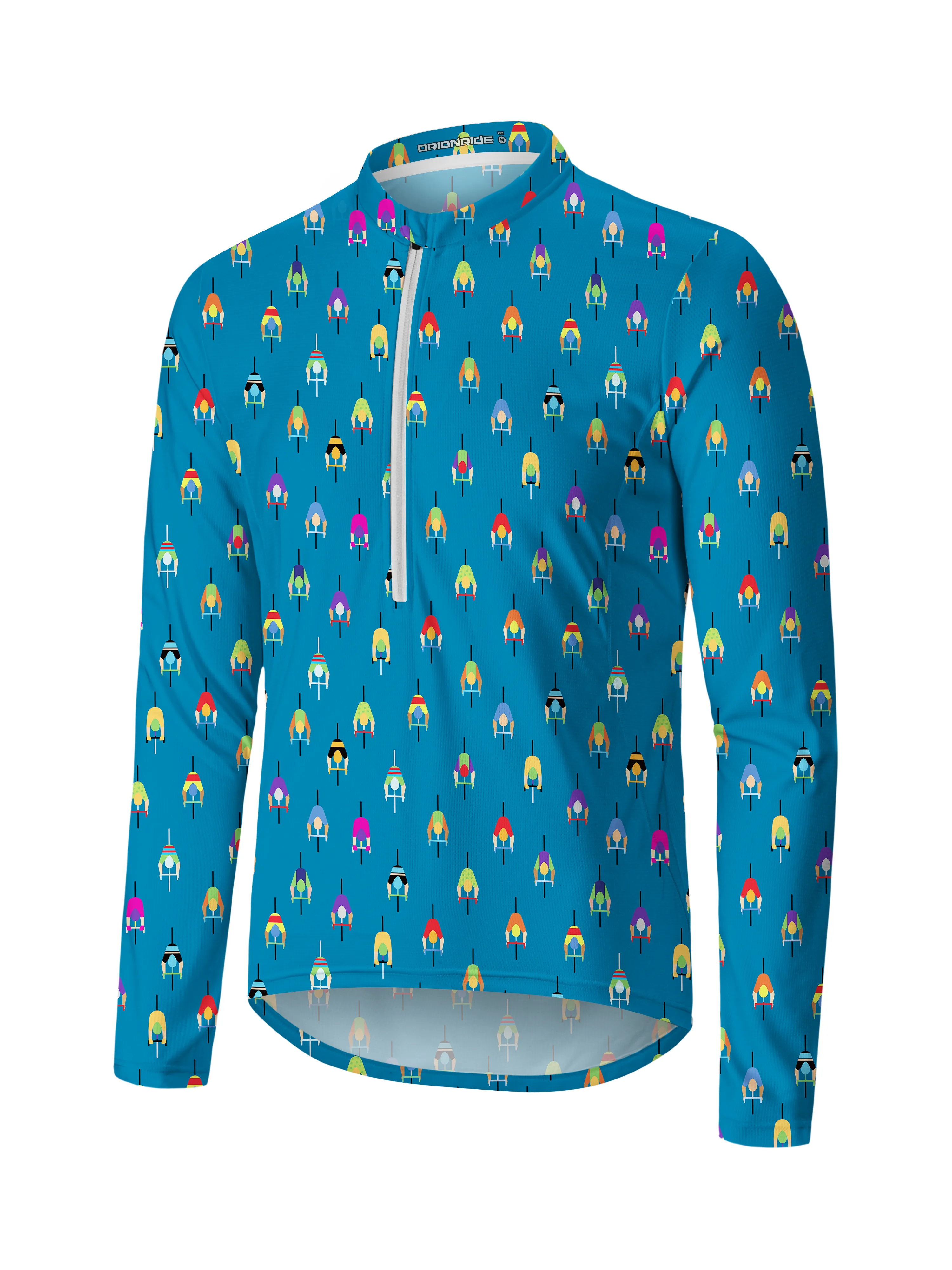Orionride Urban Cycling Long Sleeve Half Zipper Mountain Bike Jersey sold by Orionride