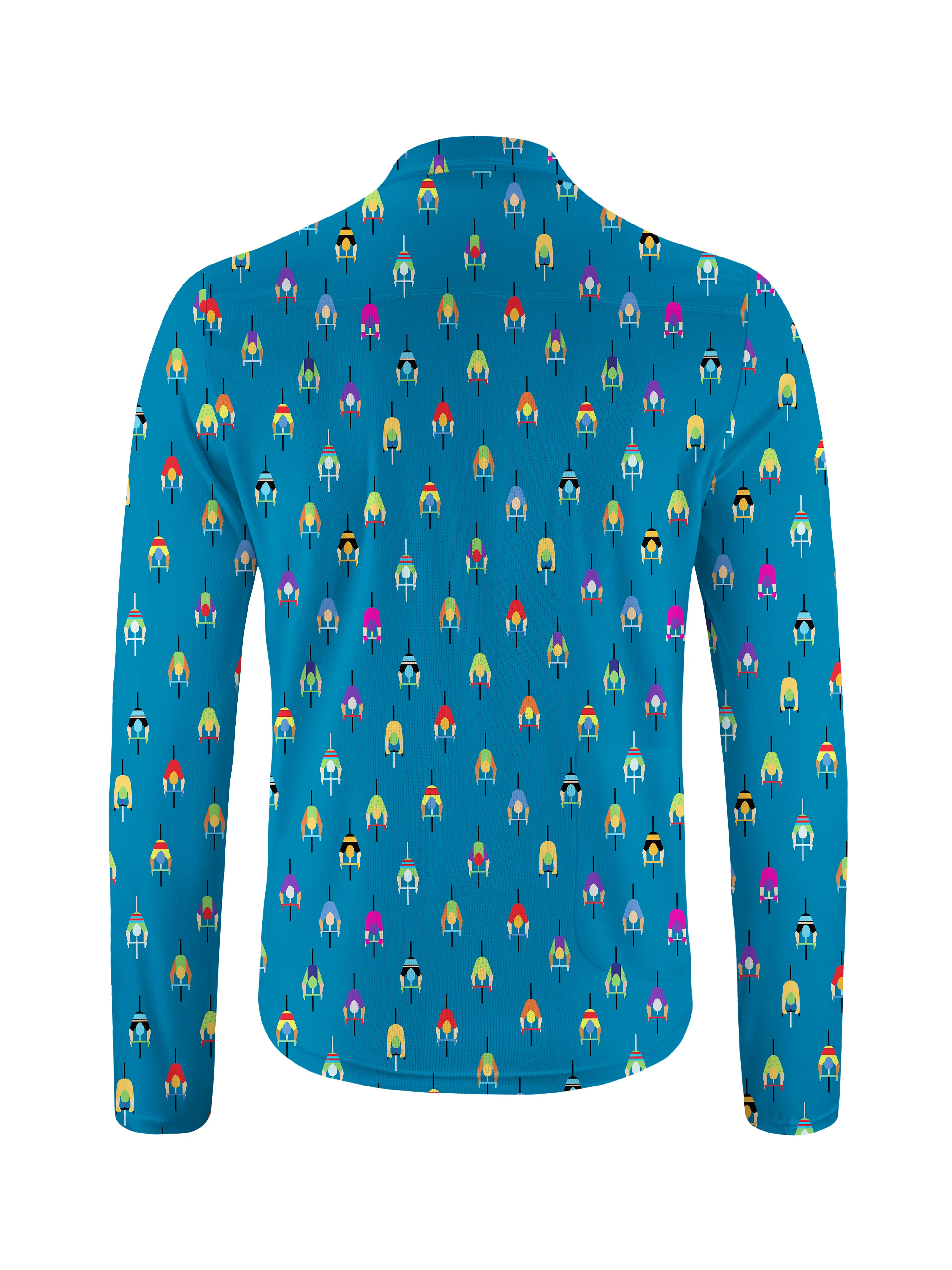 Orionride Urban Cycling Long Sleeve Half Zipper Mountain Bike Jersey sold by Orionride product image thumbnail 2