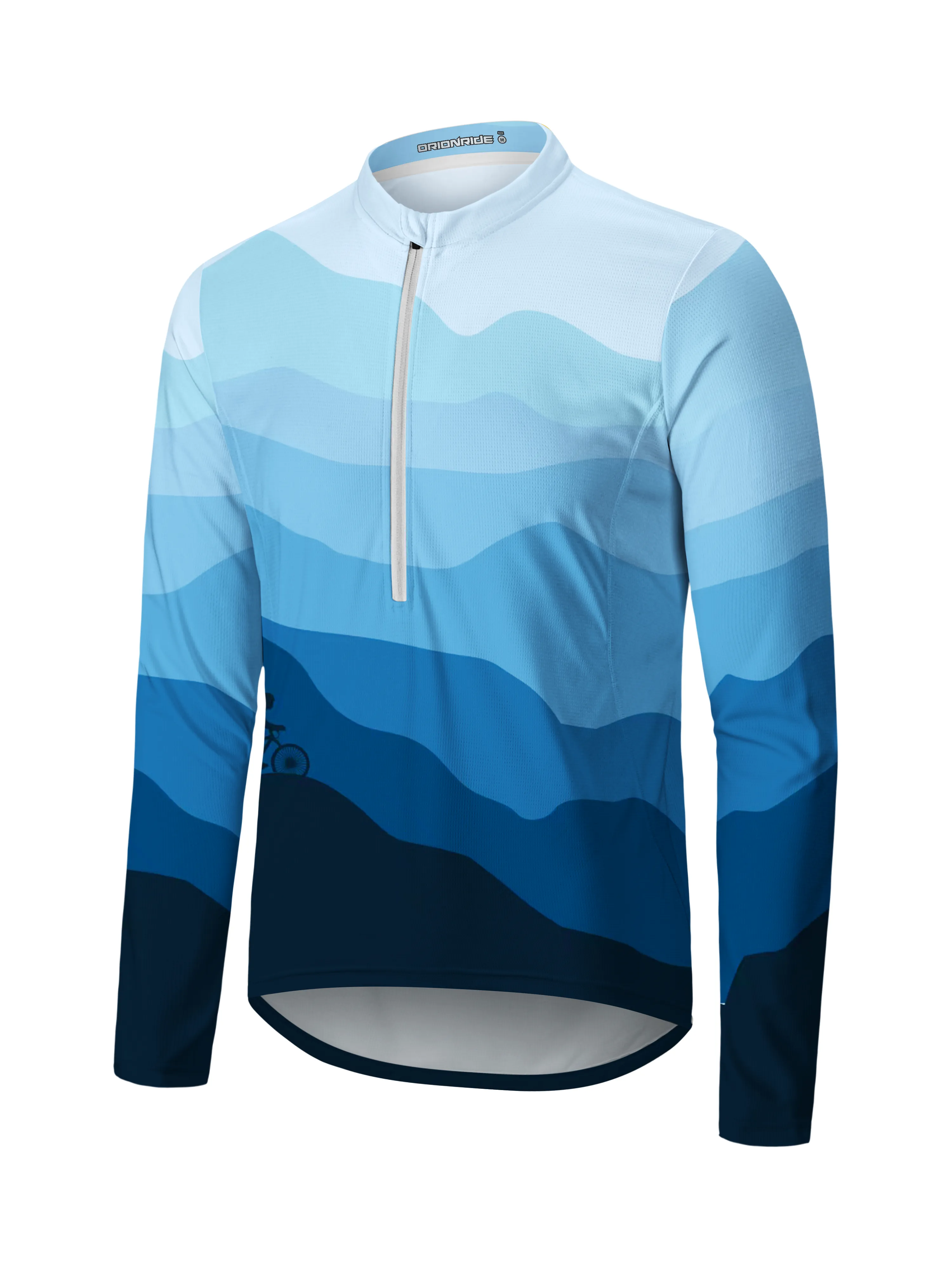 Orionride Free Sunset Long Sleeve Half Zipper Mountain Bike Jersey sold by Orionride