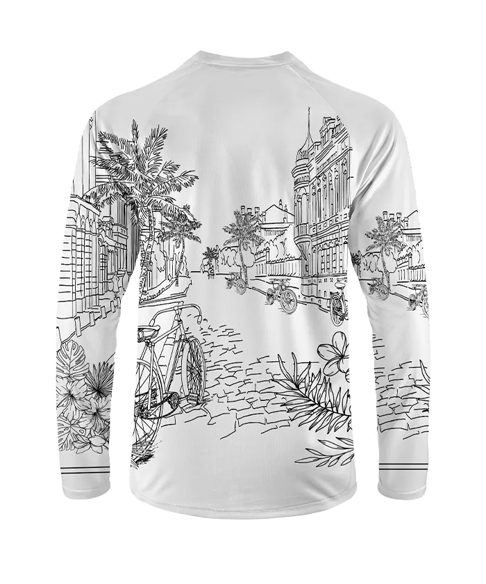 Orionride Bicycle Street Long Sleeve Downhill Jersey sold by Orionride product image thumbnail 3